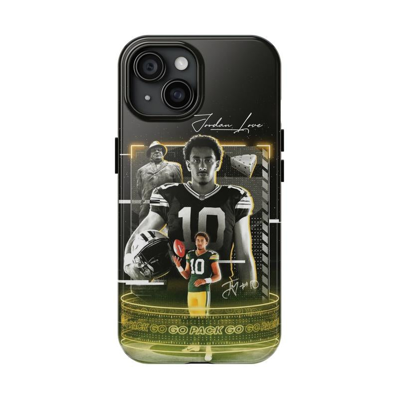 Stylish Mcah Parson & Jordan Love Dual Layer Phone Case for iPhone & Samsung - Perfect Gift for Him/Her!